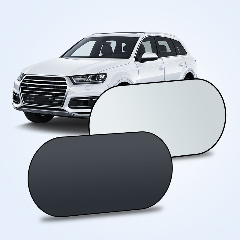 Car Titanium Silver Sunshade Rear Window Shade Curtain Rear Block Sun Protection Heat Insulation Sunshade Cover Car Interior Light Shield Car-mounted Sunshade Block