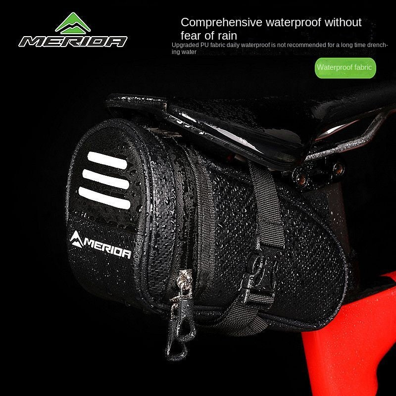 Merida Bicycle Saddle Box Mountain Bike Road Bike Cushion Saddle Bag Folding Bicycle Tool Buggy Bag Backseat Bag