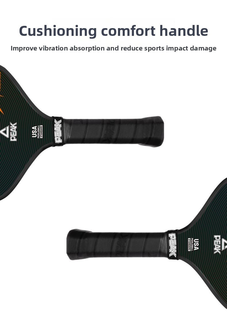 Pickleball Racket Set Carbon Fiber PP Honeycomb Core Pickleball Full Set Tournament Grade Pickleball Racket