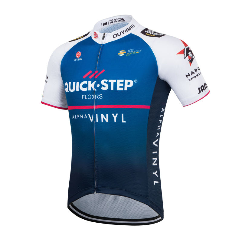 Huanfa Team Edition Short-Sleeved Cycling Outfit Top Shorts Spring and Summer Bicycle Clothing Men's Silica Gel Pad Breathable Quick-Drying