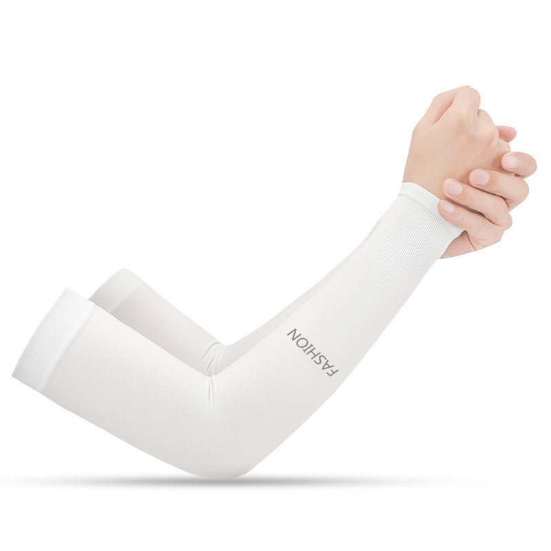 Summer Viscose Fiber Sun-Protection Oversleeves Men's and Women's Outdoor Driving UV-Proof Arm Guard Sun-Proof Thin Breathable Ice Sleeve Wholesale
