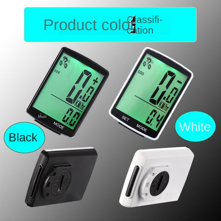 Wireless Road Mountain Bike Code Meter Riding Velometer Odometer Bicycle Speed Meter Speed Speedometer
