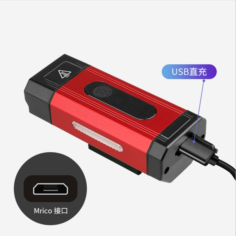 New 800 Lumen Bicycle Headlight Mountain Bike USB Bright Headlight Bicycle Cycling Fixture and Fitting Bk001