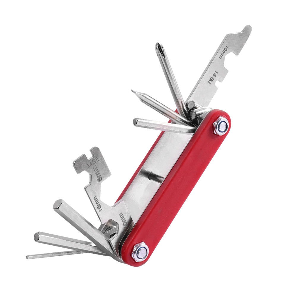 Bicycle Repair Tools Repair Combination Tire Repair Kit Multifunctional Folding Car Repair Tools Spanner Set