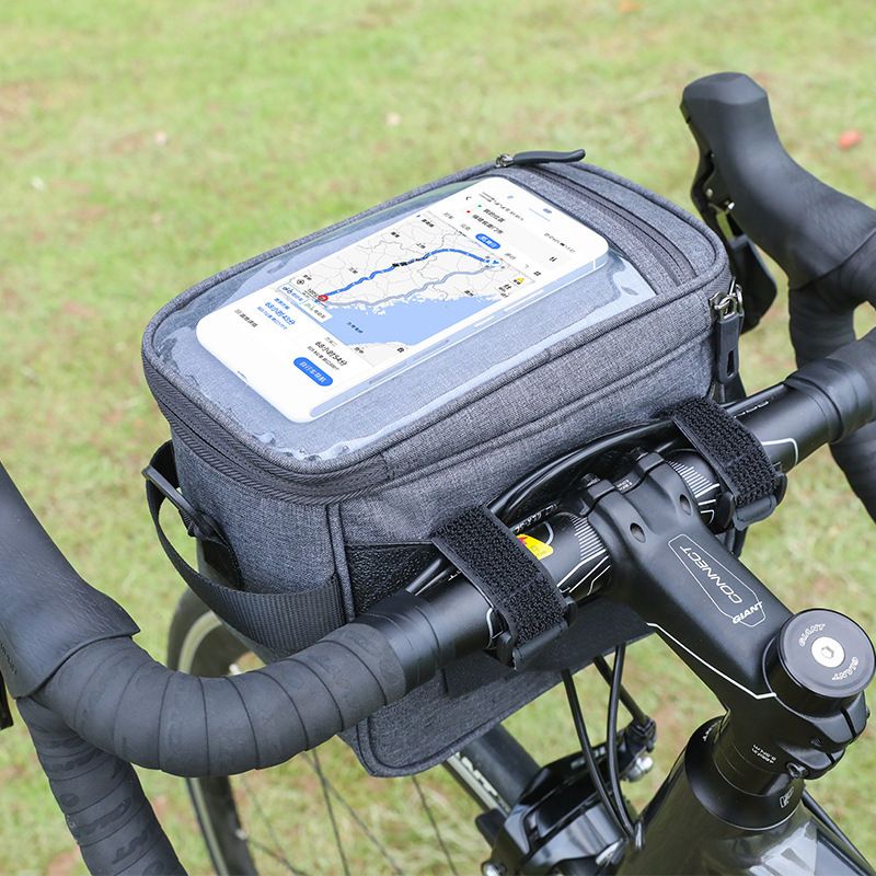 Bicycle Front Handle Bag Mountain Bike Riding Pannier Bag Battery Electric Vehicle Front Storage Bicycle Bags Storage Hanging Bag