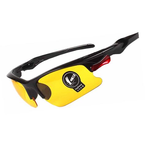 New Outdoor Driving Cycling Athletic Glasses Clear Night Vision Glasses Anti-High Beam Glasses Sunglasses Driver Glasses