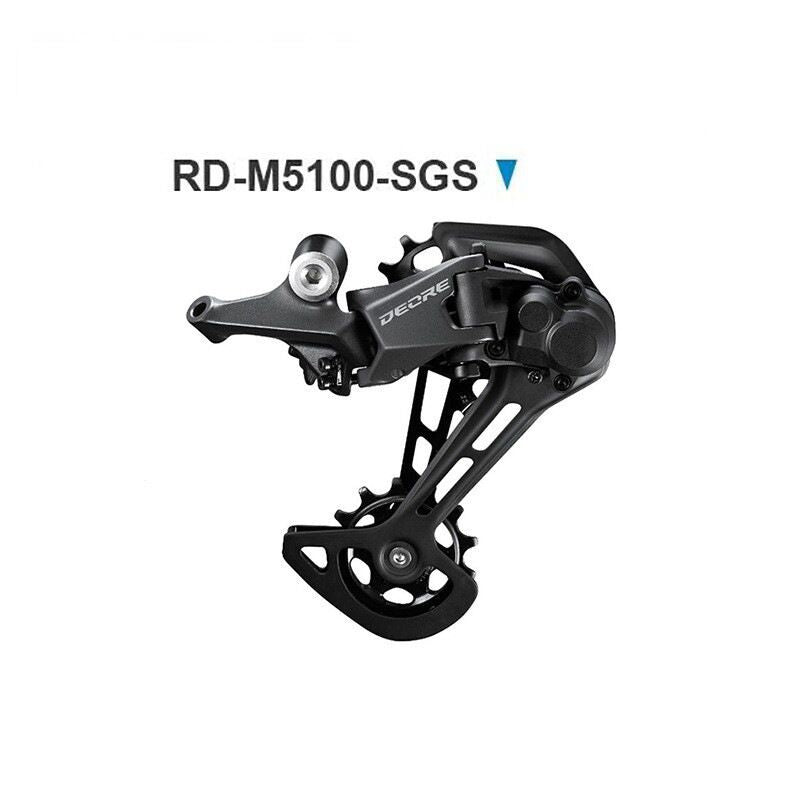Трансмиссия SHIMANO Deore 10 скоростей, задний переключатель MTB 12 скоростей, модернизированный манетный переключатель M5100, задний переключатель SHIMANO M7100 