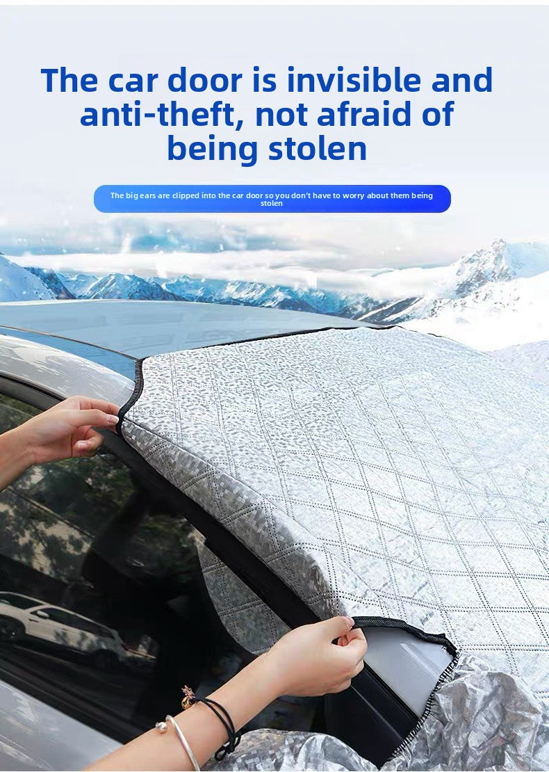 Car Sunshade Sun Protection Heat Insulation Car Cover Half Cover Car Sunshade Sun Protection Clothing Sunshade