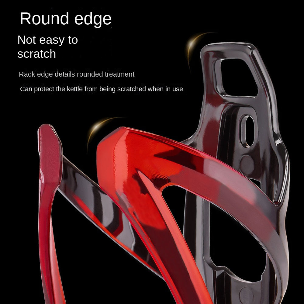 Bicycle Colorful Gradient Water Bottle Cage Bicycle Cup Holder Mountain Highway Vehicle Cup Holder Outdoor Cycling Fixture