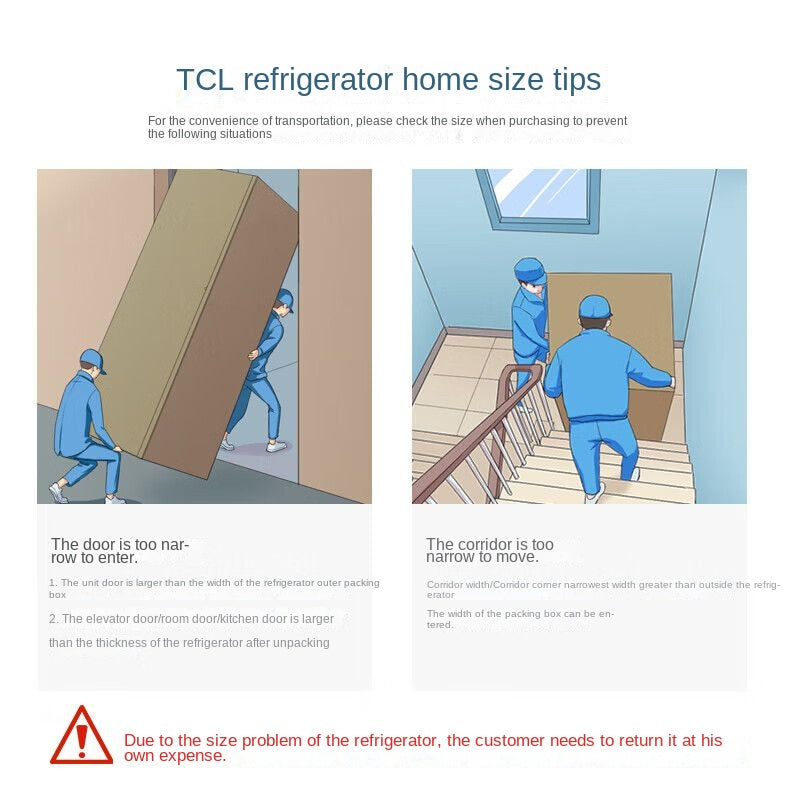 TCL Refrigerator 639 Liters Super Large Capacity Double-Door First-Class Energy Efficiency Double Cycle Air Cooling Frostless Integrated Double Frequency Conversion