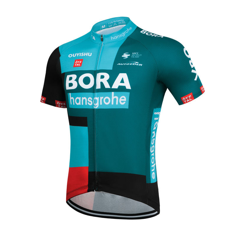 Huanfa Team Edition Short-Sleeved Cycling Outfit Top Shorts Spring and Summer Bicycle Clothing Men's Silica Gel Pad Breathable Quick-Drying
