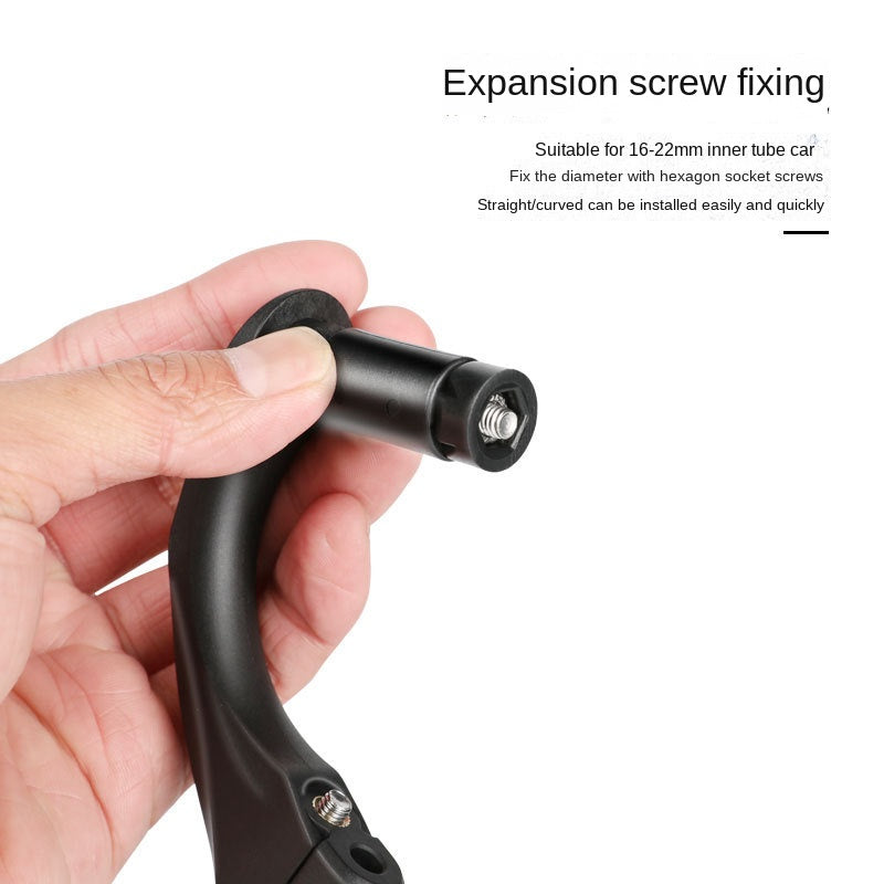 Bicycle Rearview Mirror Adjustable Mountain Foldable Handle Blocking Rearview Mirror Cycling Fixture Bicycle Reflector