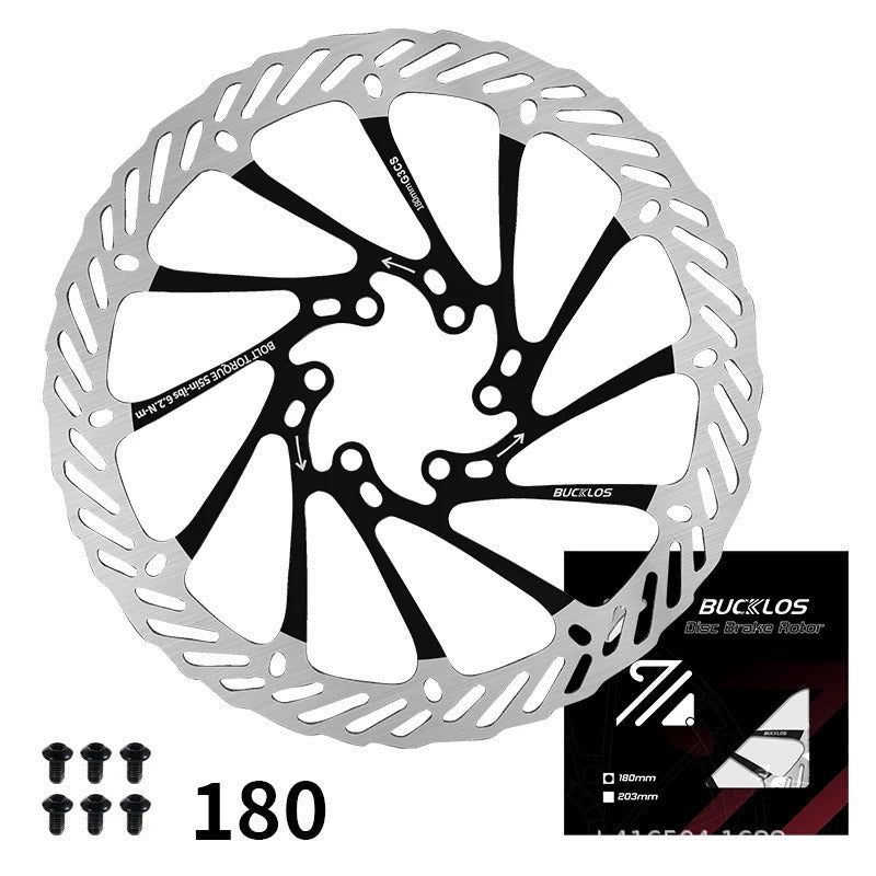 Bicycle Disc Brake Cooling Hydraulic Brake Rotor 6 Bolt