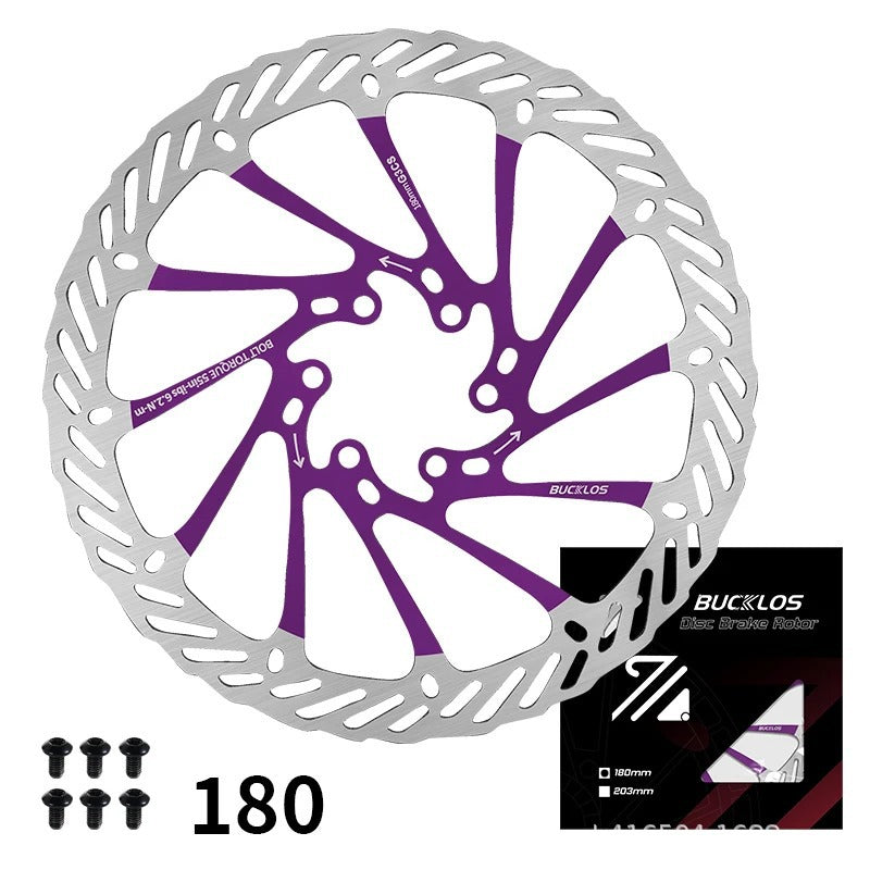 Bicycle Disc Brake Cooling Hydraulic Brake Rotor 6 Bolt