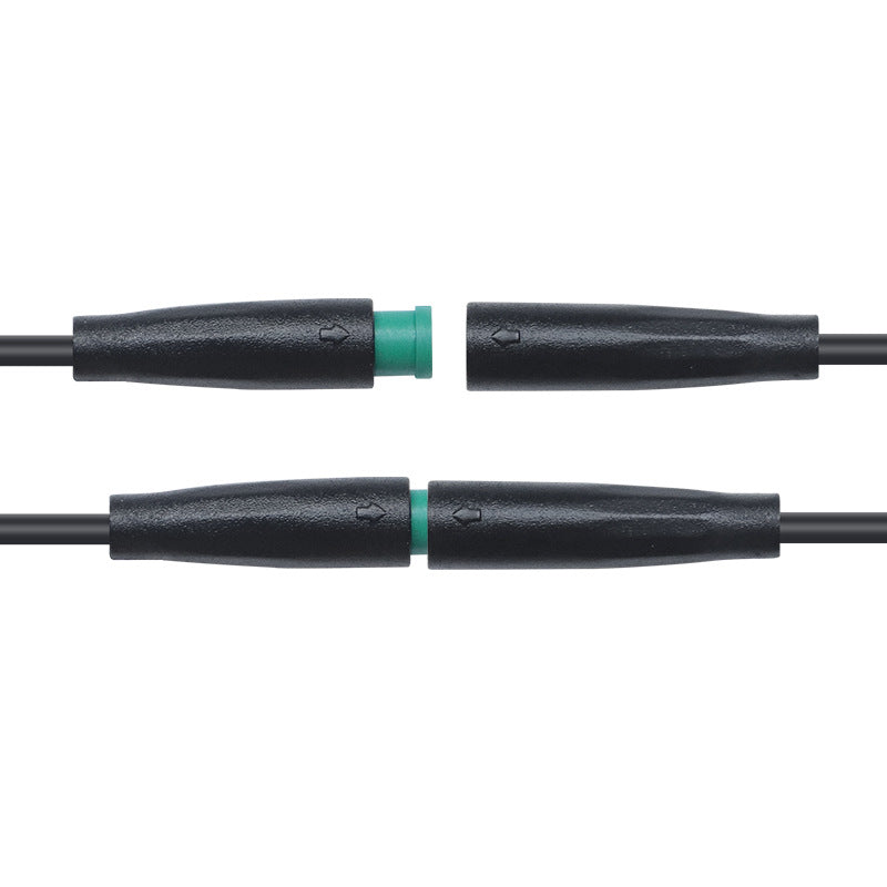 IP65 Waterproof M6 Connector for Ebike LED Light & NTC Sensor Integrated Wiring Harness Electric Bicycle Quick Plug