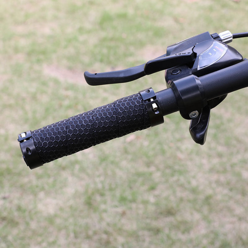 Clearance Mountain Bike Handle Cover Bicycle Sponge Handle Gloves Bilateral Lock Dead Flying Bicycle Handle Honeycomb Handle Cover