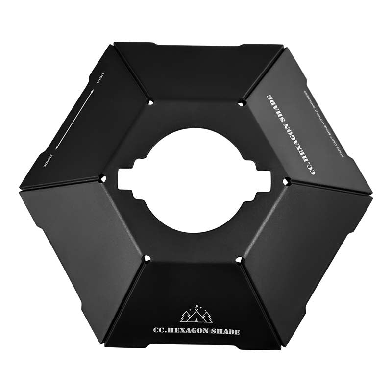 Camping Lantern Lampshade Camp Ambience Light Accessories Tent Camping Lamp Hexagon Reflector Outdoor Lamp Rain Cover