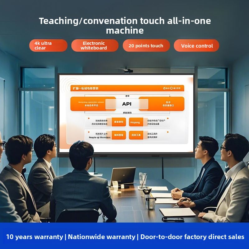 Zhiye 55/65/75/85/100/120 Multifunctional Conference Teaching Tablet All-in-One 4K HD Touchscreen