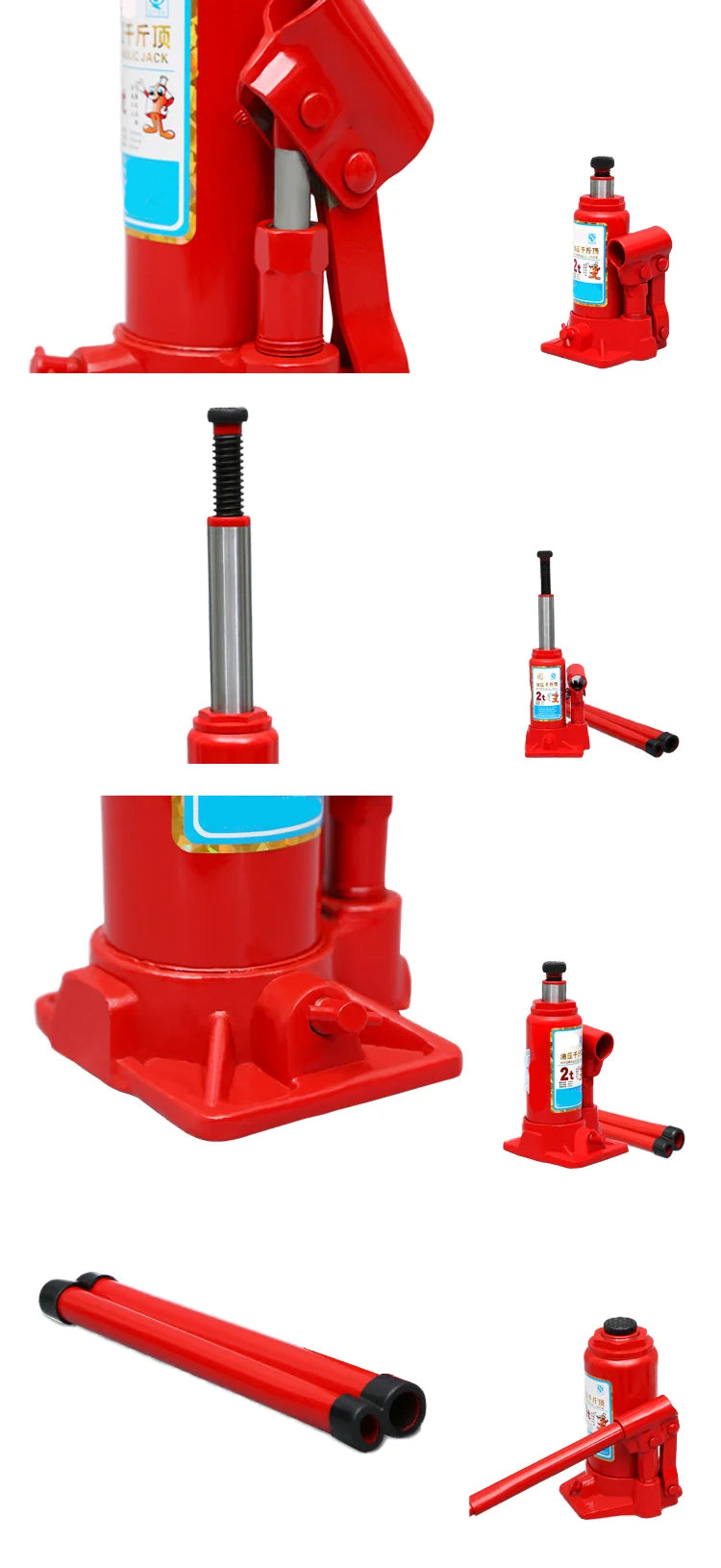 Heavy Duty Hydraulic Bottle Jack - Vertical Jack for Car & Truck