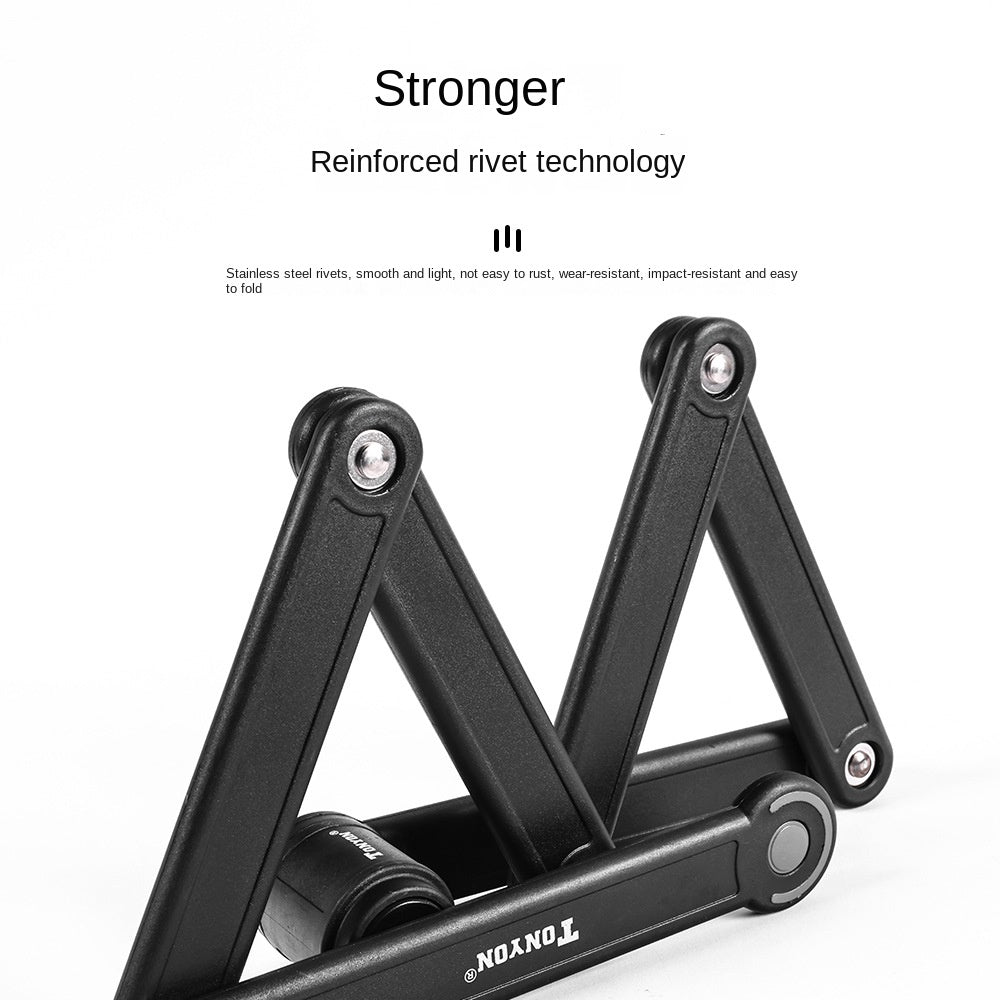 3853-B Bicycle Lock Accessories Cycling Fixture Electromobile Lock Folding Anti-Theft Motorcycle Lock