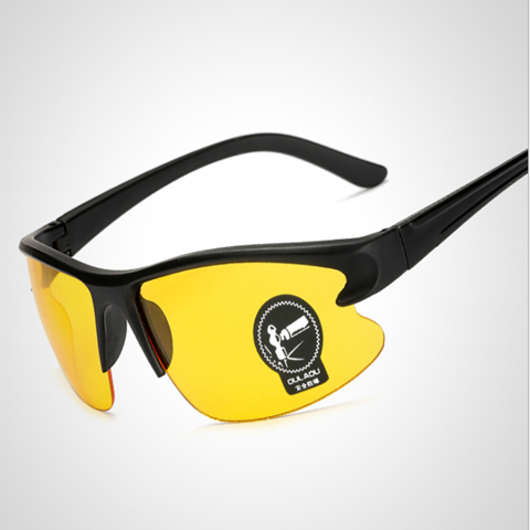 Outdoor Running Sunglasses Men and Women Equipment Mountain Bike Sports Glasses for Riding Night Anti-High Beam Windproof Eye Protection