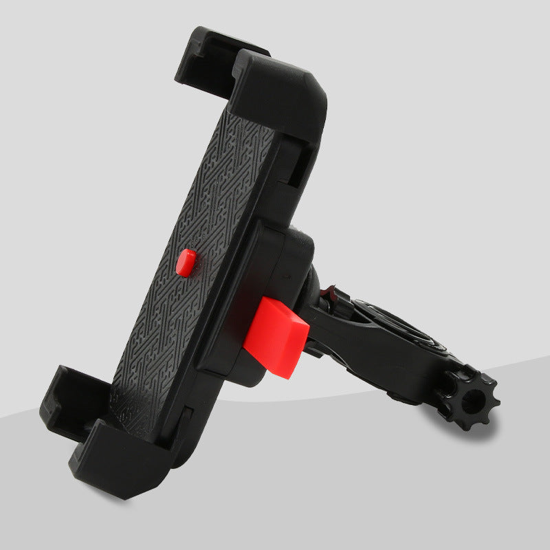 Bicycle Cellphone Holder Cycling Fixture Motorcycle Mobile Phone Bracket One Lock Four Claw Mobile Phone Stand