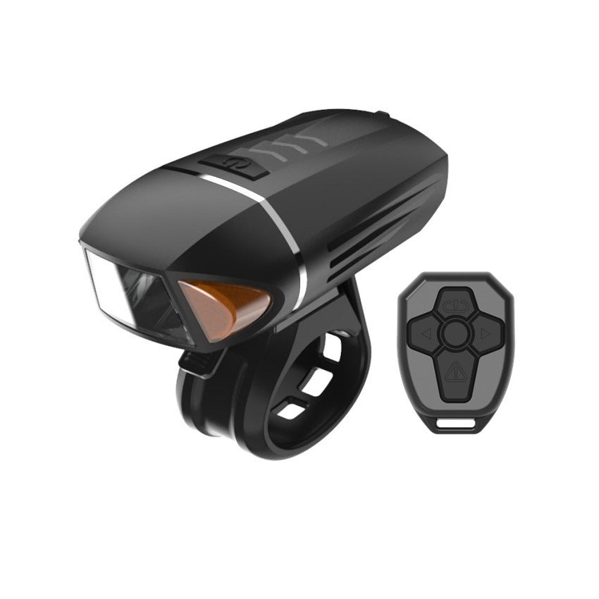 German Wireless Remote Control Bicycle Light Cycling Fixture Headlight Strong Light USB Rechargeable Mountain Bike Horn Light