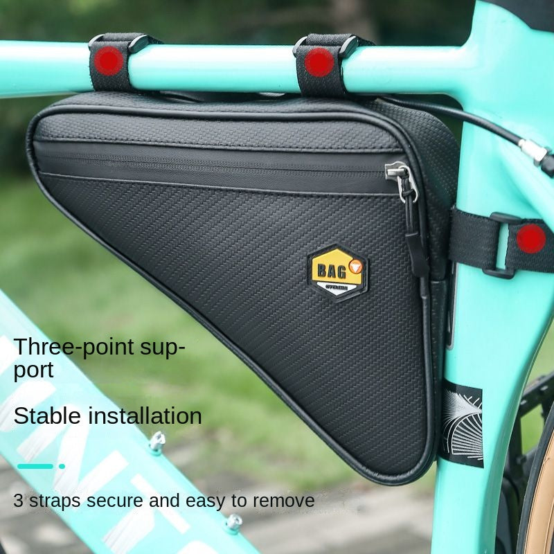 Road Mountain Bicycle Bag Front Beam Bag Tool Bicycle Triangle Bag Buggy Bag Riding Pannier Bag Beam Saddle Bag
