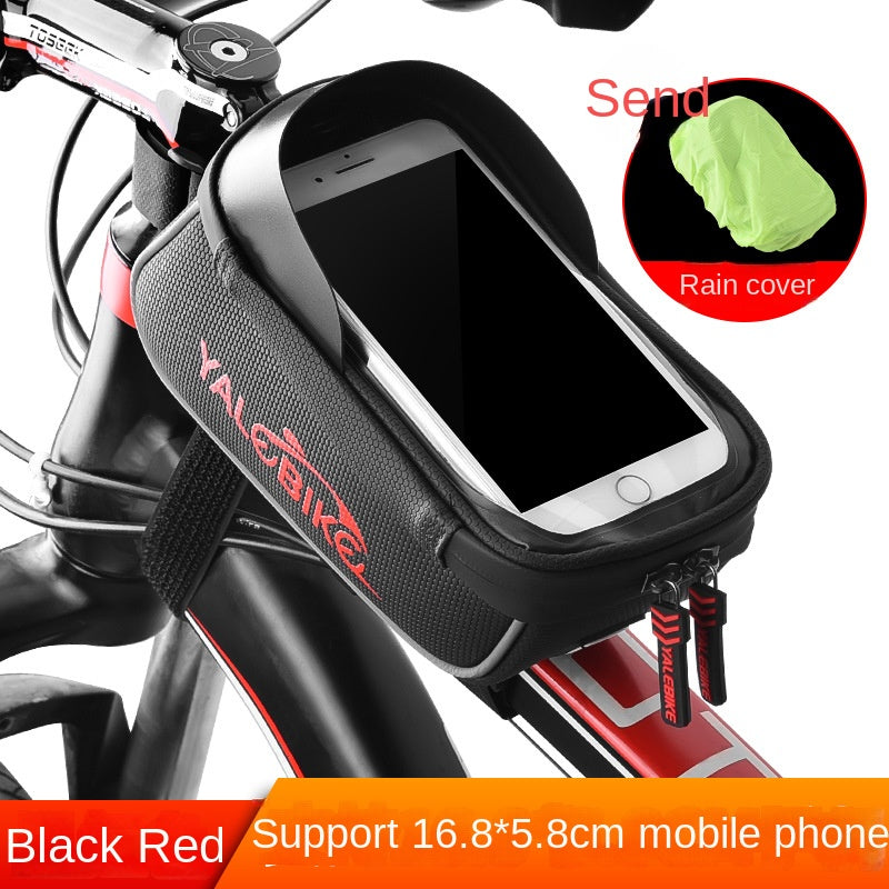 Bicycle Bag Cycling Fixture Front Bag Bicycle Waterproof Bike Bag Mountain Bike Front Beam Bag Upper Tube Bag
