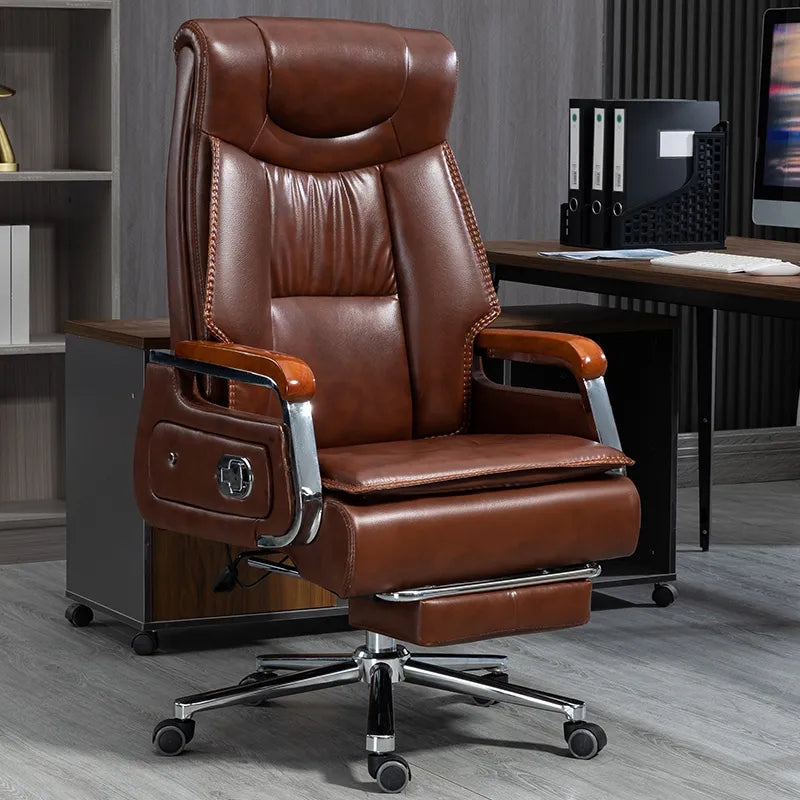 Executive Boss Chair Genuine Leather