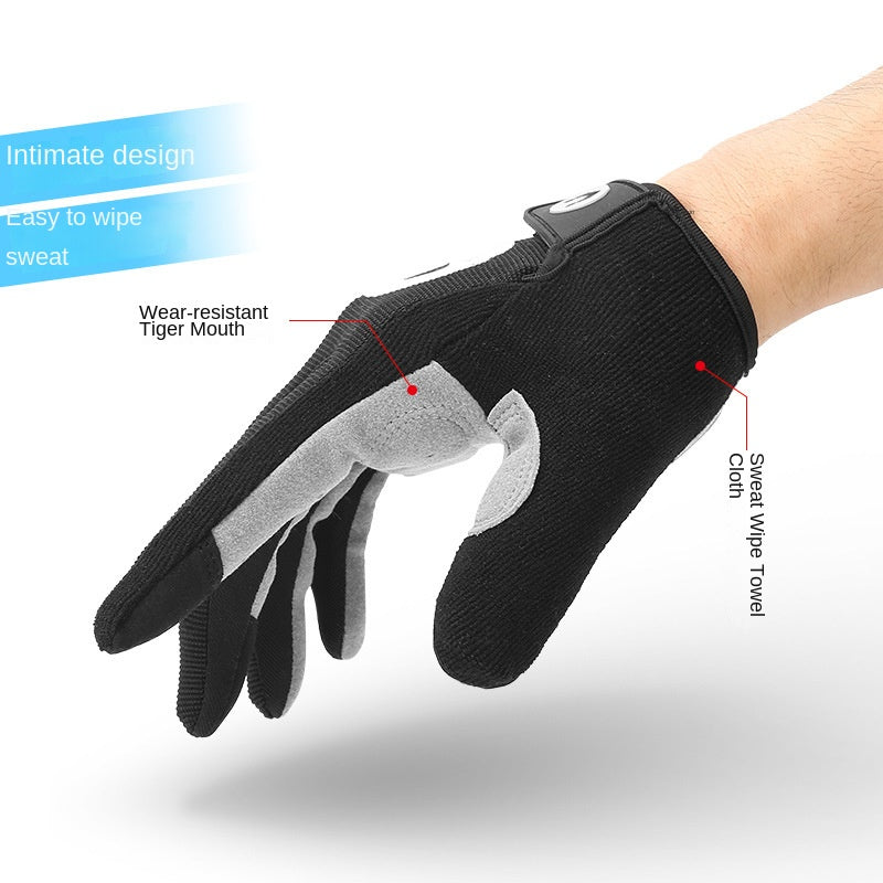 Bicycle Gloves Winter Warm Gloves Road Bike Mountain Bike Anti-Skid Shock Absorption Gloves Outdoor Cycling Gloves