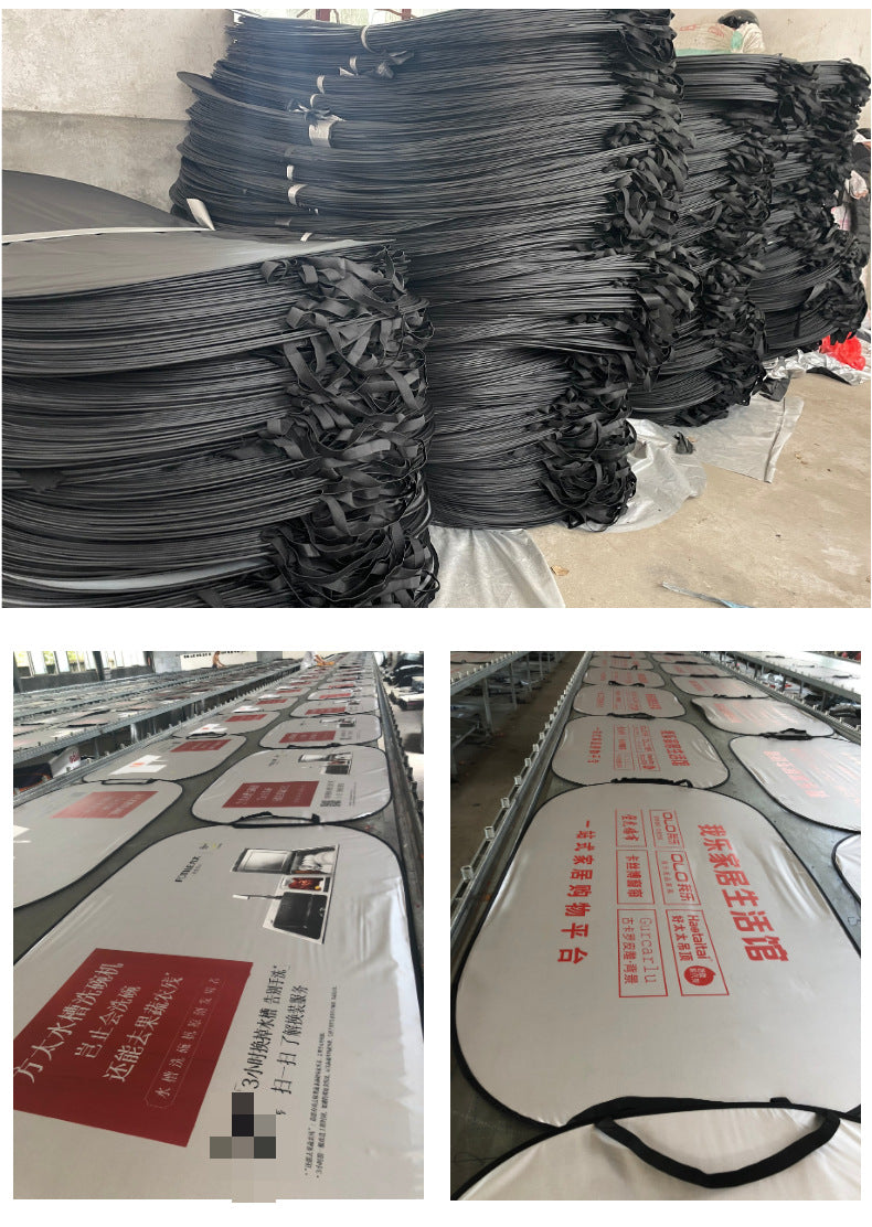 Car Sunshade Color Printed Model Sun Protection Heat Insulation Summer Sunshade Board for Car Front Windshield Printed Sunshade