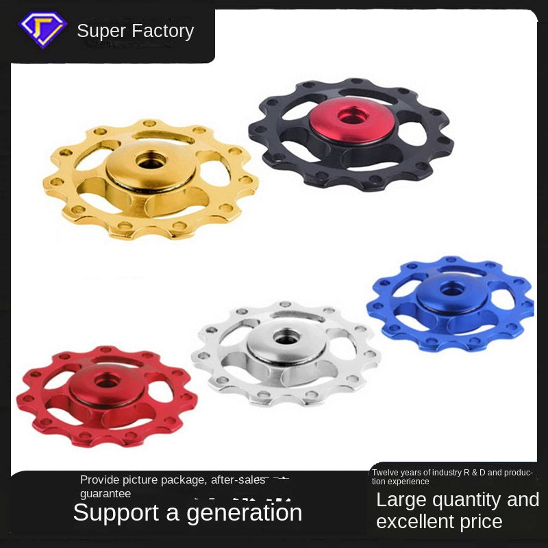 Wholesale Mountain Bicycle Guide Wheel Rear Dial Guide Wheel Bearing Yang CNC Dial Sprocket 11 Tooth Guide Wheel Flywheel