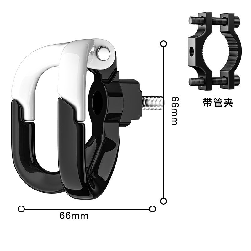 Electric Scooter Hook Front Universal Multi-Functional Modification Accessories No-Drill Battery Scooter Motorcycle Handlebar Hanging Hook