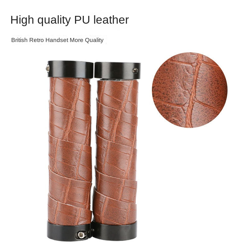 Clearance Bicycle Handle Grip Bilateral Lock Grip Non-Slip Wear-Resistant Texture Handle Cover Bicycle Accessories
