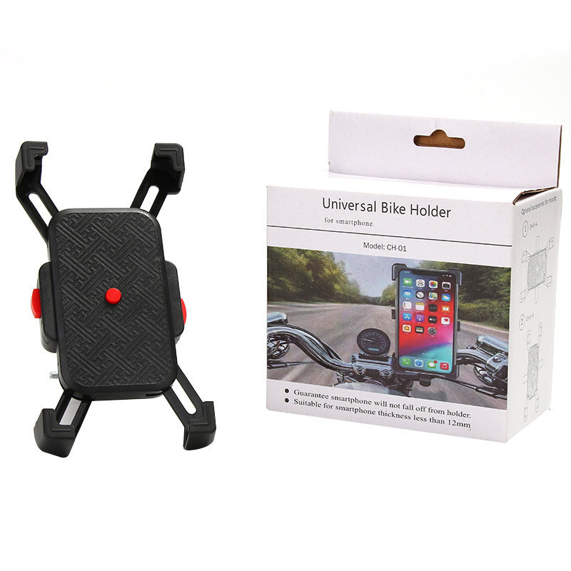 Bicycle Cellphone Holder Cycling Fixture Motorcycle Mobile Phone Bracket One Lock Four Claw Mobile Phone Stand