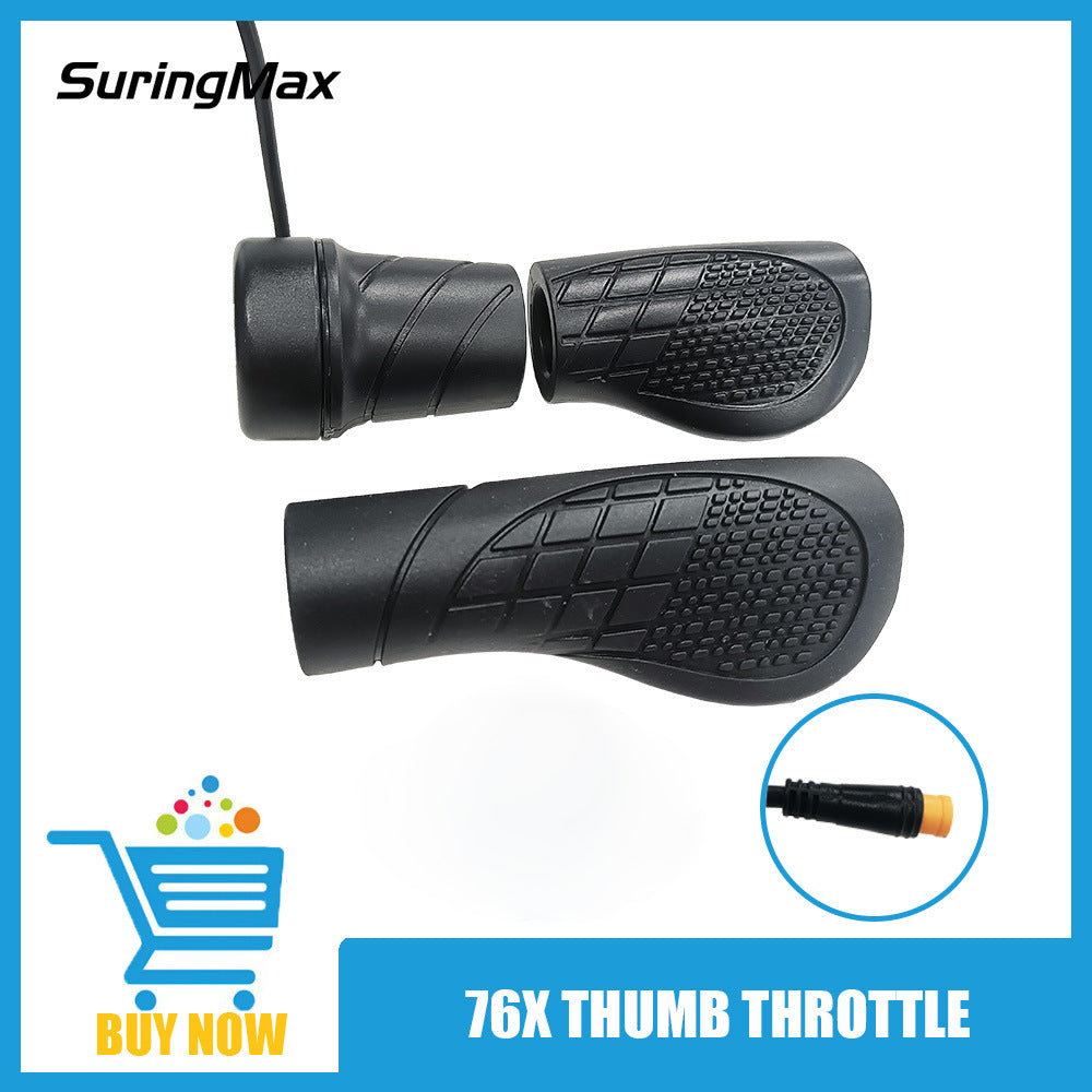 Ebike Throttle Half Grip 76X, Five Star 20X Full Grip Regulator, Lipo Conversion Universal Throttle