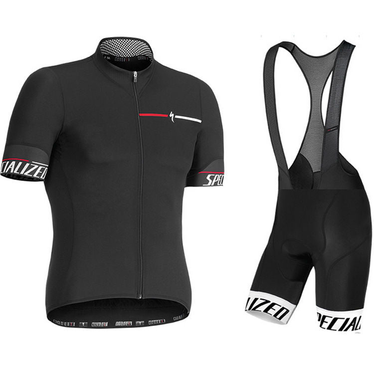Lightning Cycling Clothing Unisex Suit Summer Short-Sleeved Top Mountain Highway Cycling Shorts