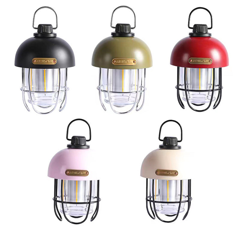 Customized Camping Lantern USB Charging Atmosphere Campsite Lamp Led Multi-Functional Emergency Lamp Retro Barn Lantern Tent Camping Lamp