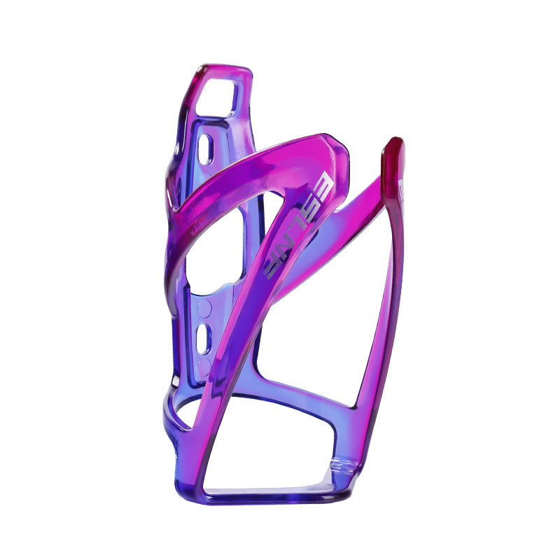 Bicycle Colorful Gradient Water Bottle Cage Bicycle Cup Holder Mountain Highway Vehicle Cup Holder Outdoor Cycling Fixture