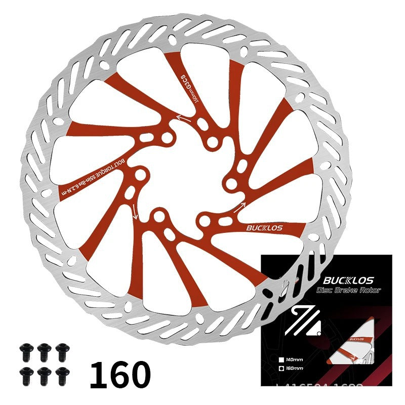 Bicycle Disc Brake Cooling Hydraulic Brake Rotor 6 Bolt