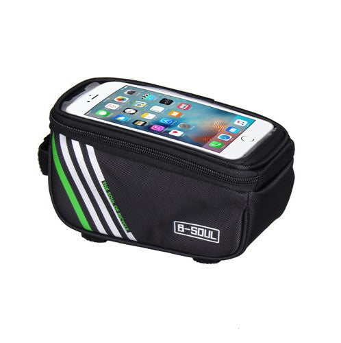 B- Soul Bicycle Bag Mountain Bike Mobile Phone Bag Official Bag Road Bike Front Beam Bag Cycling Fixture