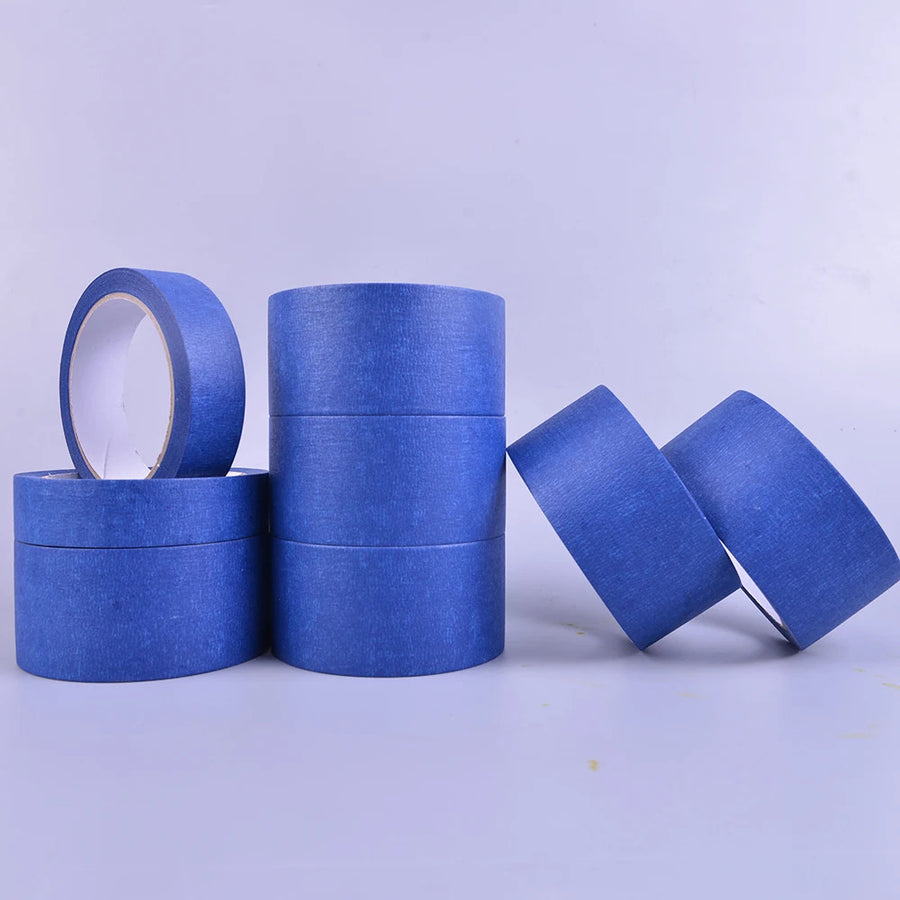 Crepe Paper Masking Tape Heat Resistant Green Blue Waterproof High Temperature Masking Tape Resistance