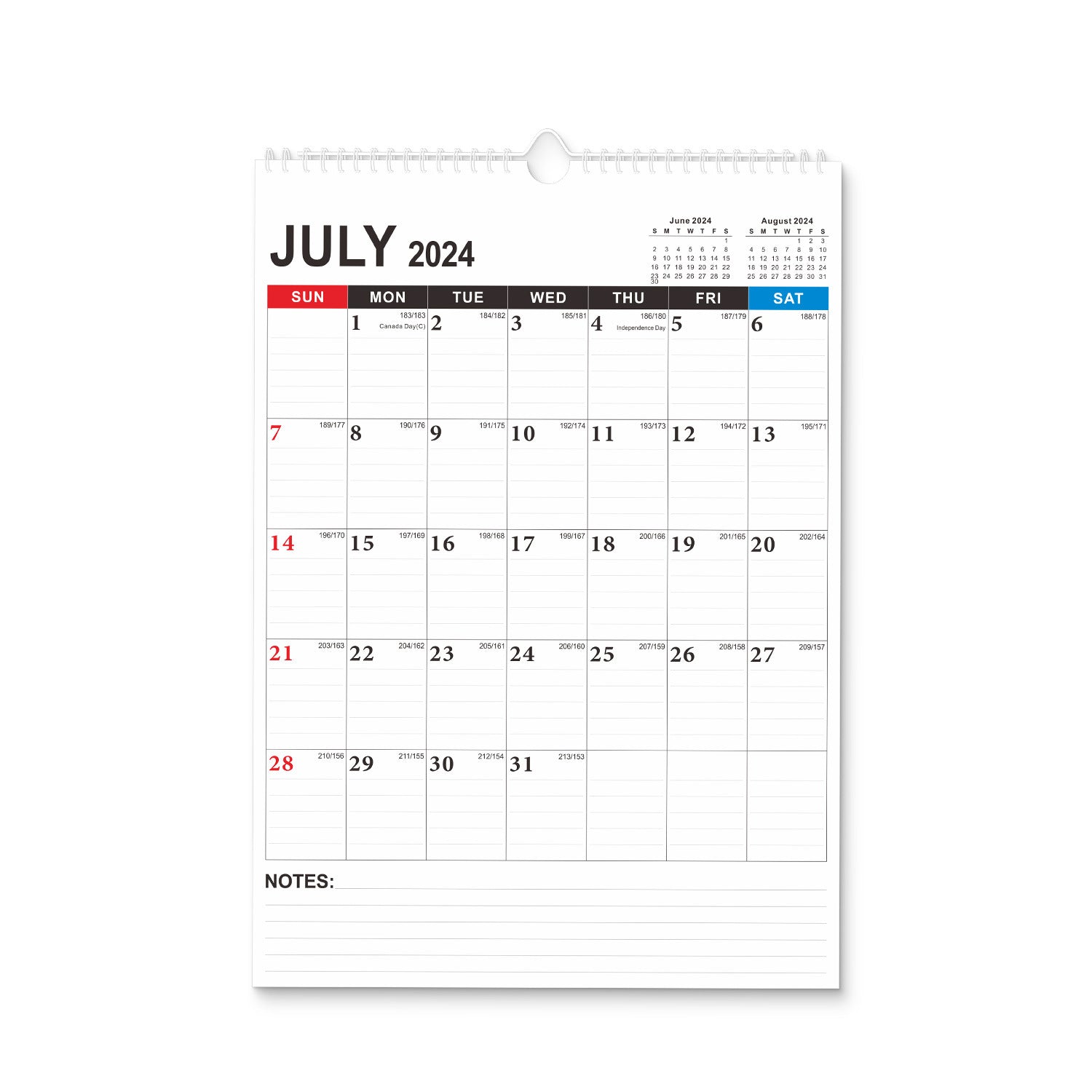 2025 English Wall Calendar in Stock European and American Style Holiday English Version Wall Calendar Desk Calendar Design Printing