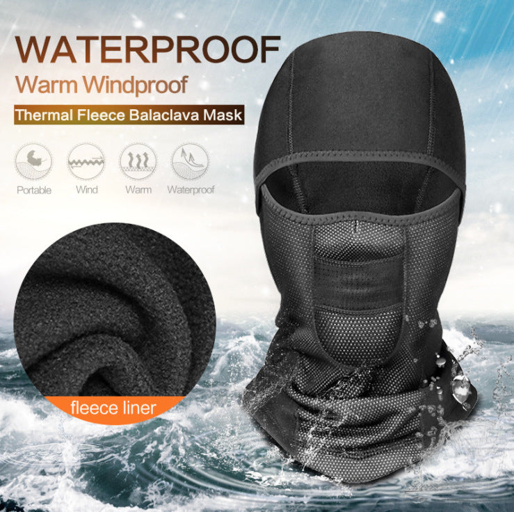 Winter Skiing Outdoor Cycling Mask Wind-Proof and Cold Protection Waterproof Diving Hood Warm Breathable Mask
