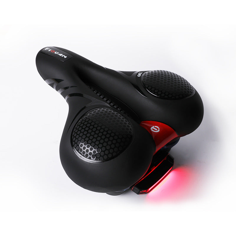 Bicycle Accessories Cycling Fixture Middle Hole Bicycle Saddle plus-Sized Silicone Breathable Bicycle Seat Mat
