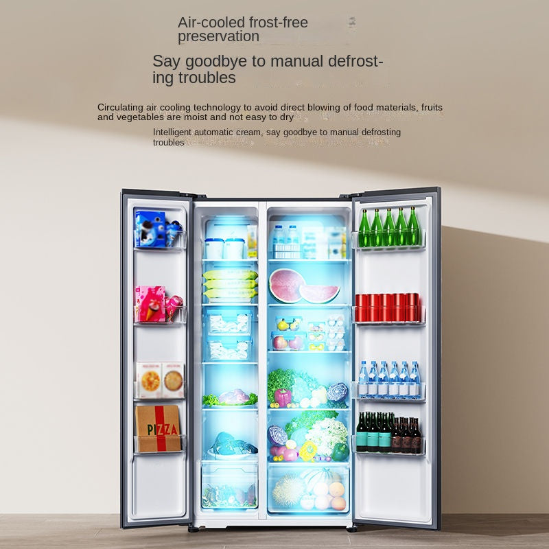 Xiaomi MiJia 516 L Refrigerator Double Door Large Capacity Air Cooling Frostless Double Frequency Conversion First Class Energy Saving Double Door Thin