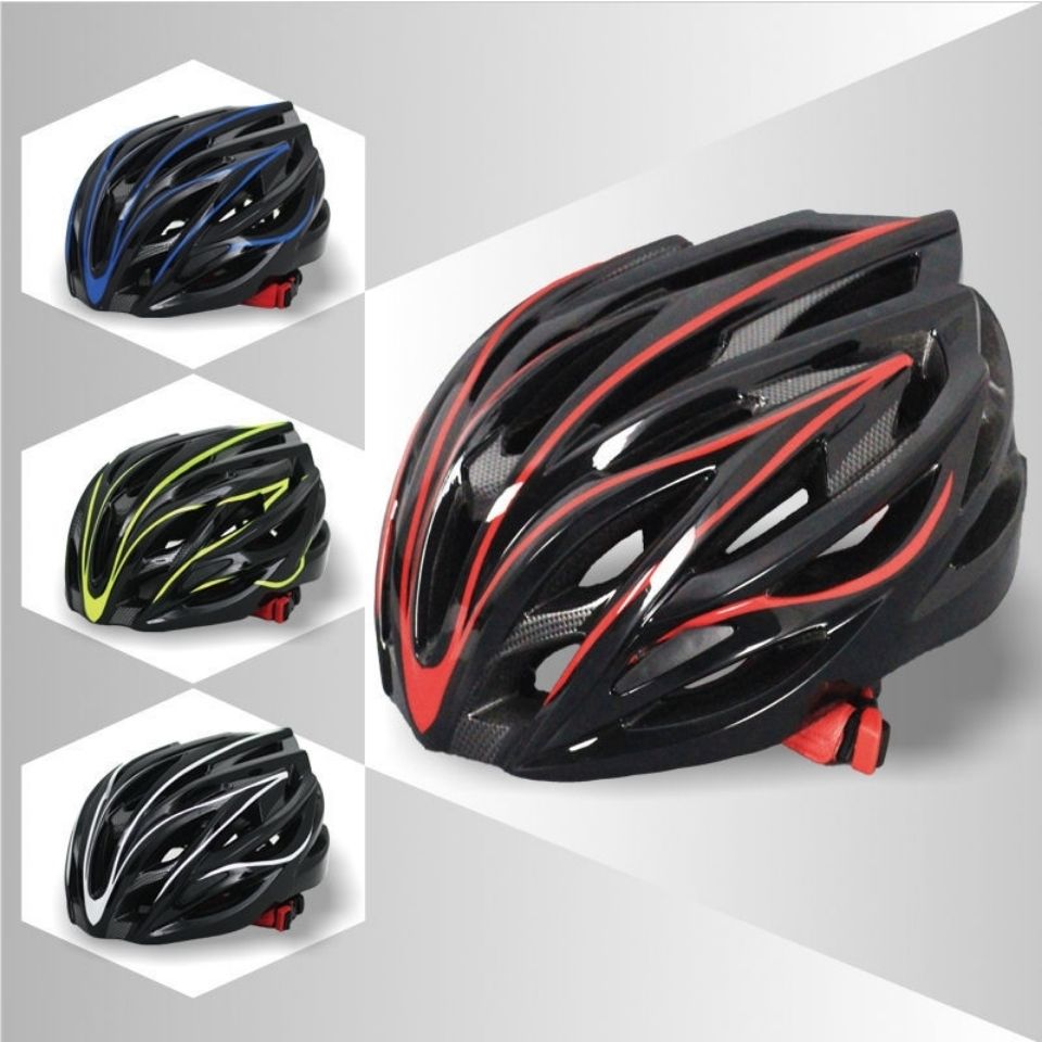 Riding Helmet Integrated Bicycle Helmet Mountain Bike Helmet Men's and Women's Helmet Light Helmet Riding Suit