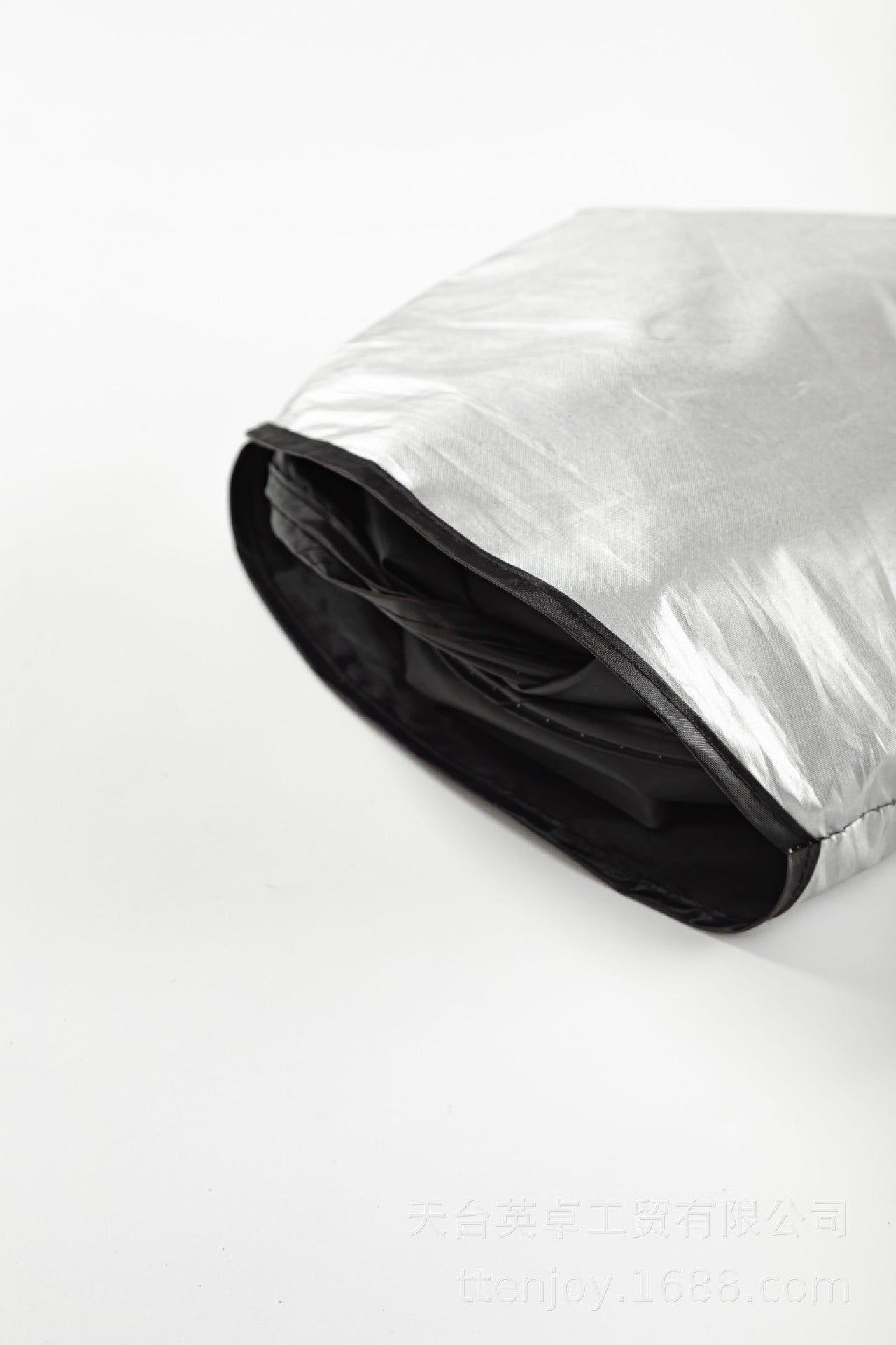 Car Double Circle Sunshade Sun Block Car Heat Insulation Silver Tape Snow Block Sun Protection Foldable