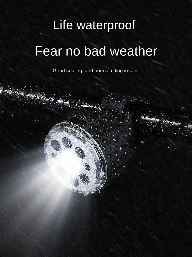 Bicycle Light Wave Induction Headlight USB Charging Mountain Highway Vehicle Outdoor Lighting Waterproof Cycling Accessories Lamp